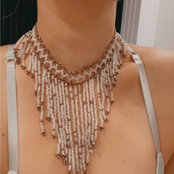 Hand beaded choker - Picture 5 of 10